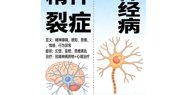 精神分裂症跟神经病有什么区别吗