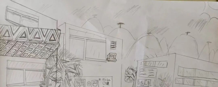 房树人图画解读四期之18男孩的公共场所