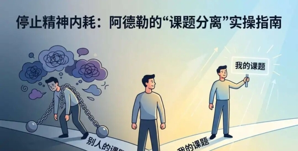 阿德勒：你的内耗，90%是因为没分清“你的事”和“我的事”