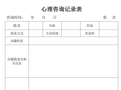 心理咨询师必备技能：填写心理咨询记录（危机个案版）