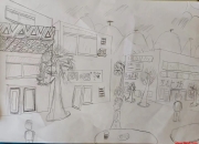 房树人图画解读四期之18男孩的公共场所