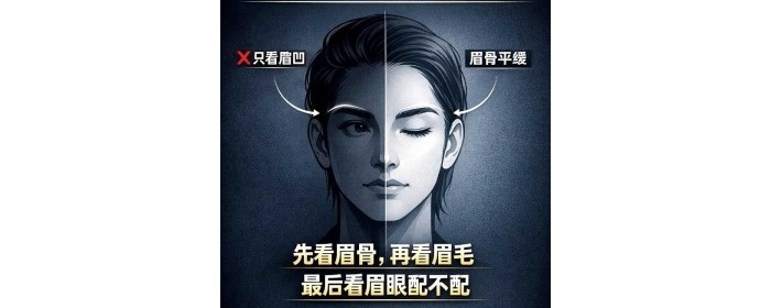 很多人看面相，先钻进眉毛的颜色，出发点就偏了