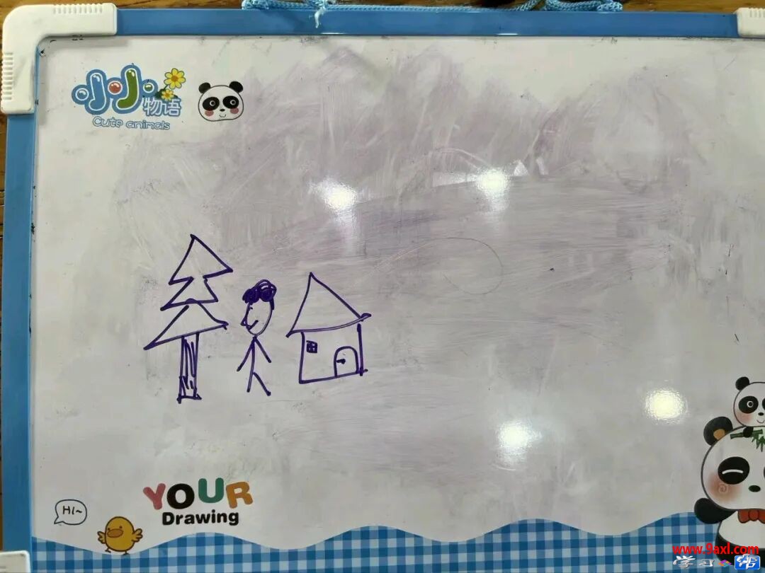 房树人图画解读四期之1——14岁男生的画